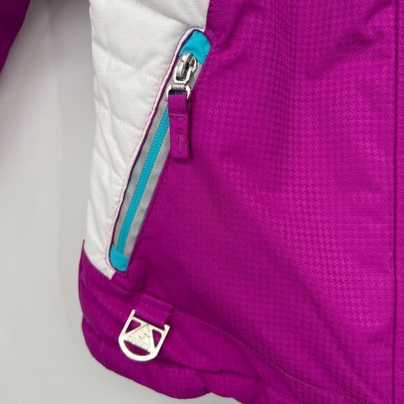 Gerry Youth Jacket Sz Xs Colorblock Purple Blue Insulated - Picture 4 of 16